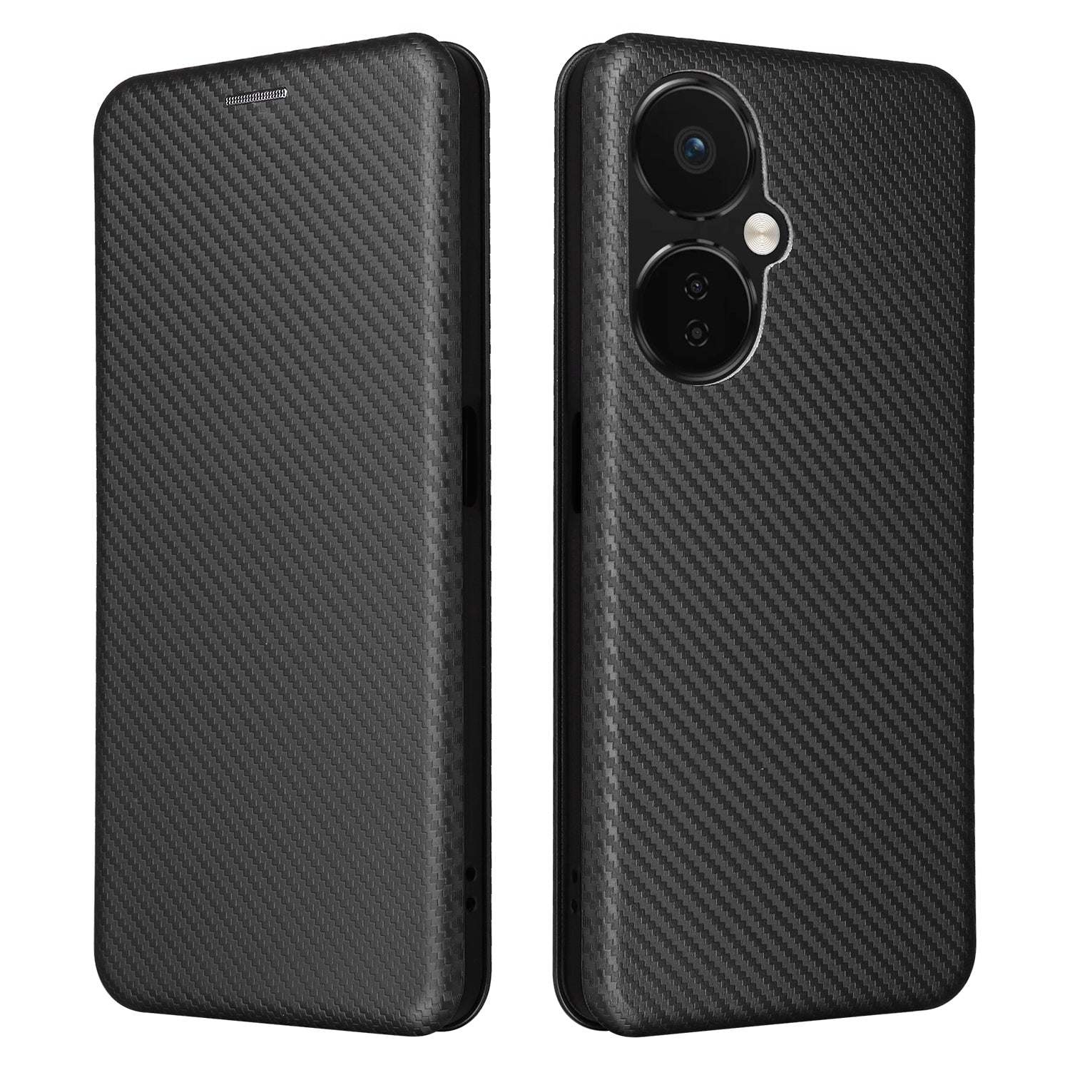 PU Leather Stand Case for OnePlus Nord CE 3 Lite 5G Nord N30 5G Magnetic Absorption Design Carbon Fiber Texture Phone Cover with Card Holder- Black PU Leather Stand Case for OnePlus Nord CE 3 Lite 5G Nord N30 5G Magnetic Absorption Design Carbon Fiber Texture Phone Cover with Card Holder- Black